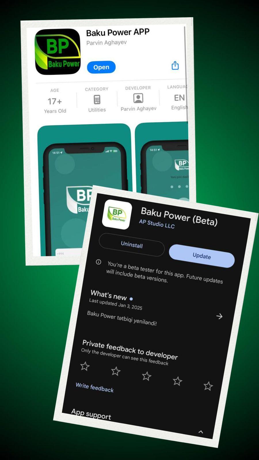 Baku Power — Mobil Tətbiq