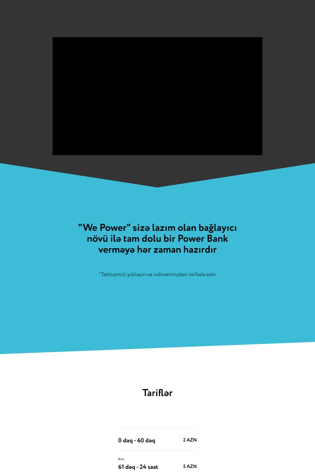 WePower — Veb Sayt və Mobil Tətbiqlər